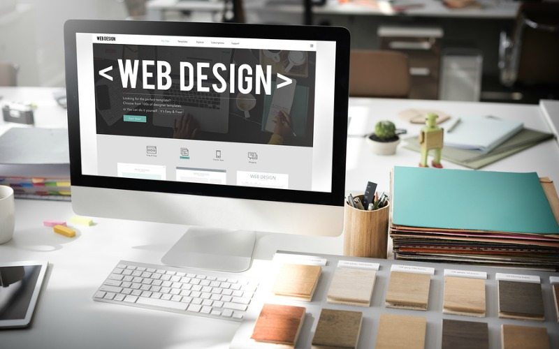 Web Design Internet Website Responsive Software Concept