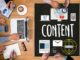 Content marketing online concept Content Data Blogging Media Publication Content marketing Content Strategy digital content and online webinar Media Global Daily News Content Content marketing